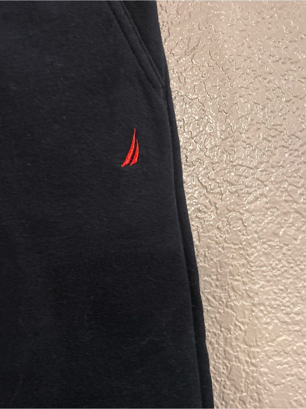 Nautica Kids Black Sweat Joggers with Red Logo 4T - Picture 2 of 6